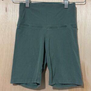 Aritzia Tna Biker Shorts Green